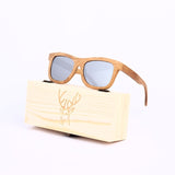 Angcen Ladies Sunglasses Women Polarized Retro Vintage Sun glasses Men wood bamboo sunglasses brand designer square glasses