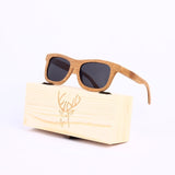 Angcen Ladies Sunglasses Women Polarized Retro Vintage Sun glasses Men wood bamboo sunglasses brand designer square glasses